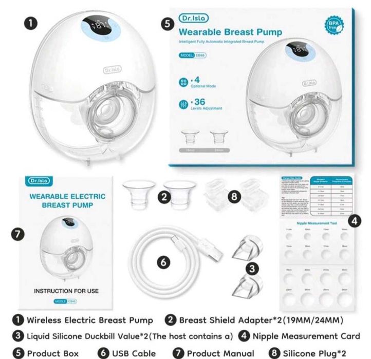 Handsfree помпа за кърма Dr. Isla
