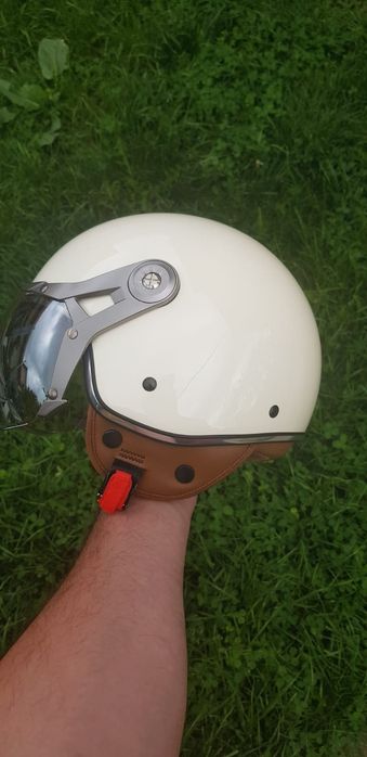 Casca scuter moto chopper retro vintage open face tip Vespa Italyl