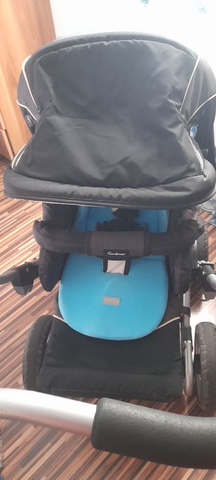 Cărucior Emmaljunga 2 in 1 cu landou+sport cu accesorii