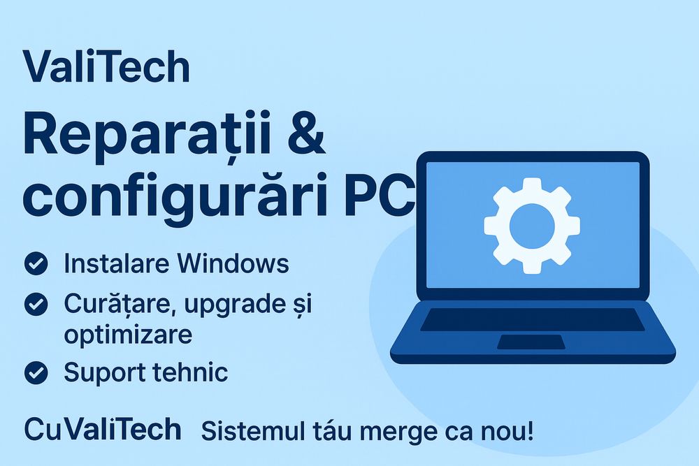 Servicii IT - Reparatii & Configurari Calculatoare / Laptopuri / Conso