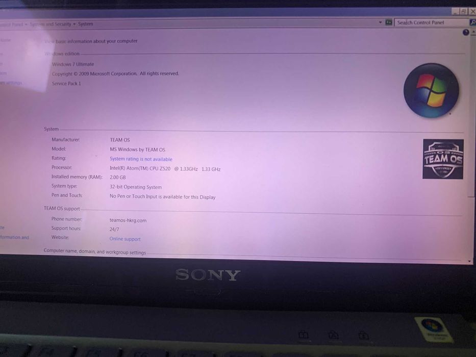 Mini laptop de colectie Sony Vaio P VGN-P11Z