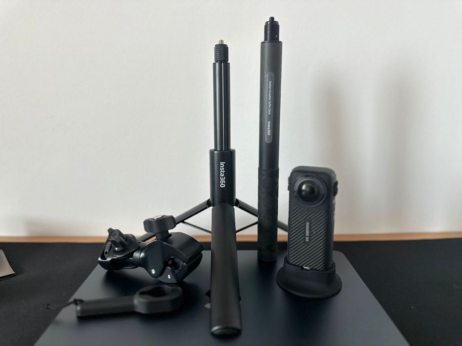 Insta 360 X4 8k camera pachet moto