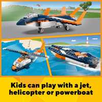 Набор lego creator 3в1 самолет, катер, вертолет
