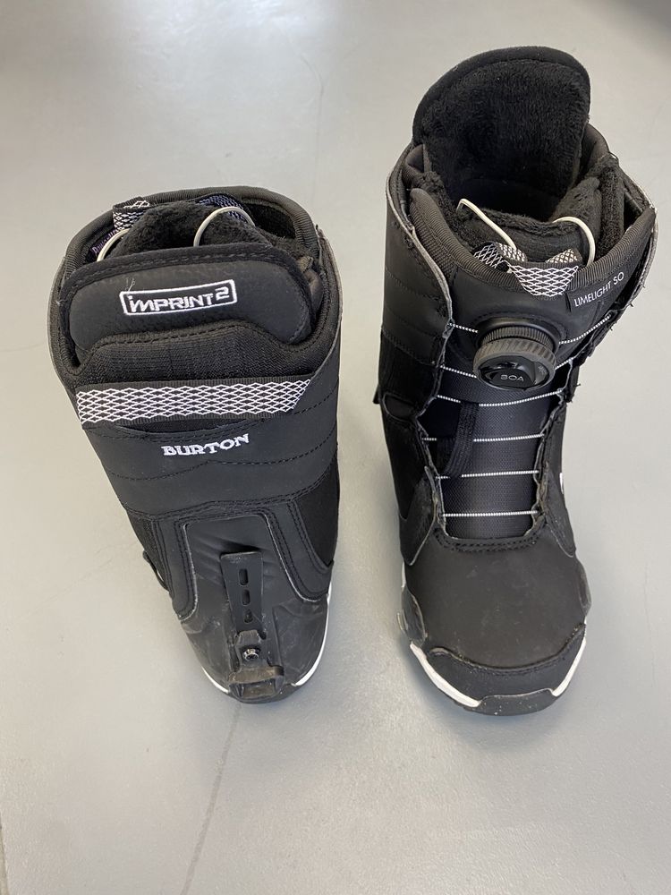 Boots, legaturi step on si Snowboard Burton