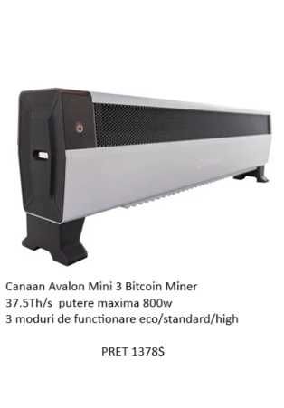 Miner Bitcoin Canaan Avalon Mini 3 Asic Antminer