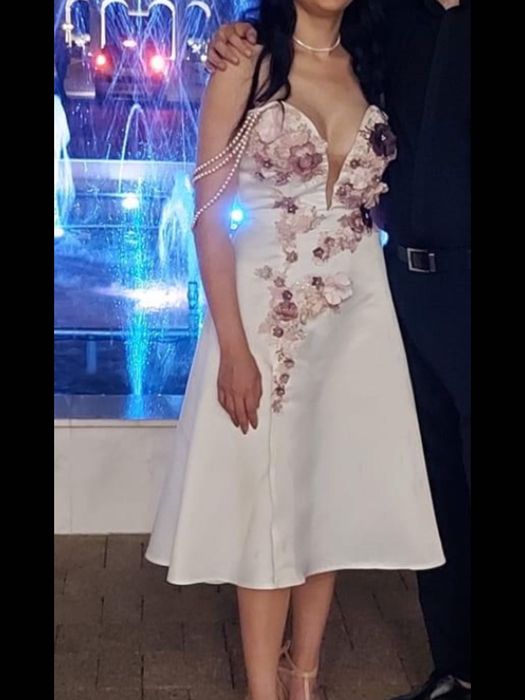 rochie ocazie albă mărime XS/S