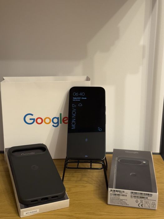 Pixel 10 Pro XL, Black, 256 GB, 12 cicluri de incarcare - Nou