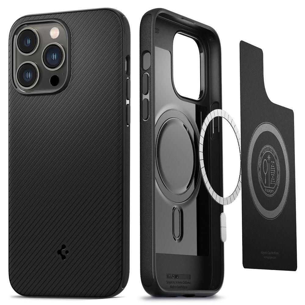 Кейс spigen mag armor за iphone 14 pro black