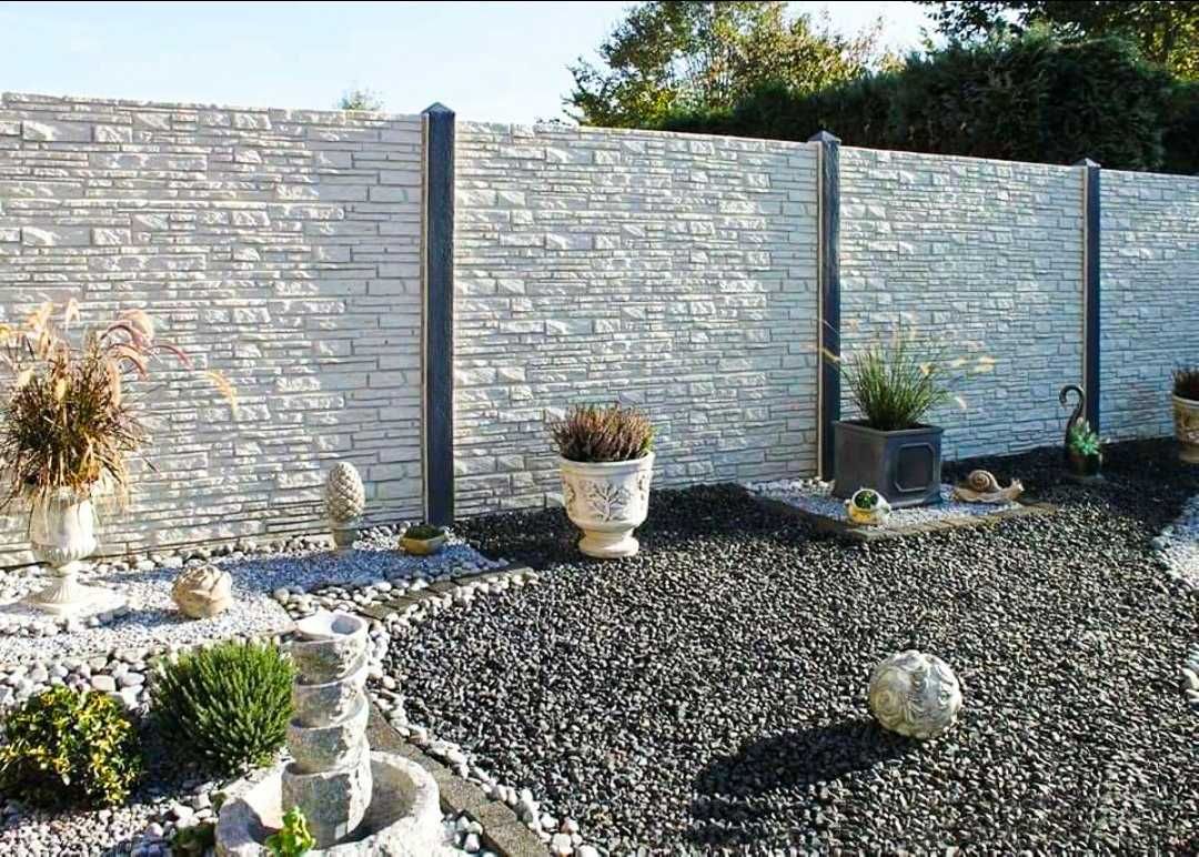 Stalpi spalieri pari din beton Garduri ornamentale pentru imprejmuiri