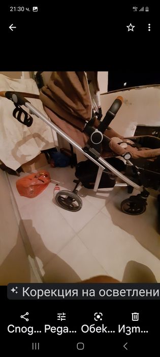 Детска количка с три коша