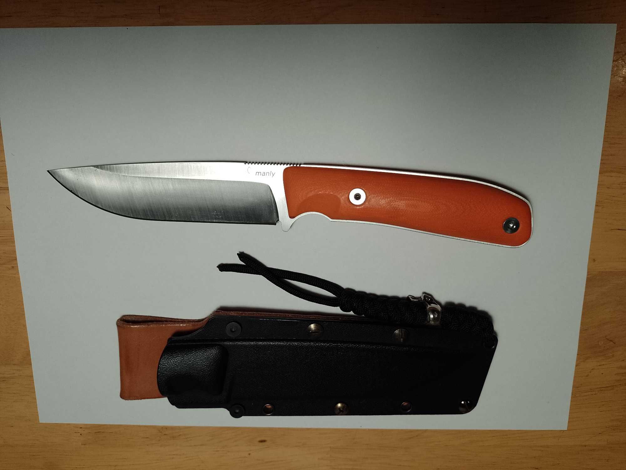 Нож с фиксирано острие Manly Blaze D2