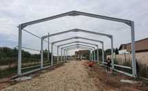 Vând hala metalica 15x11x4 confecționată din europrofile 160 ipe
Cu țe