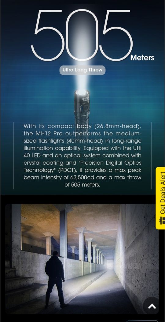 Мощни Фенери NITECORE MH12 PRO,  MH25 PRO