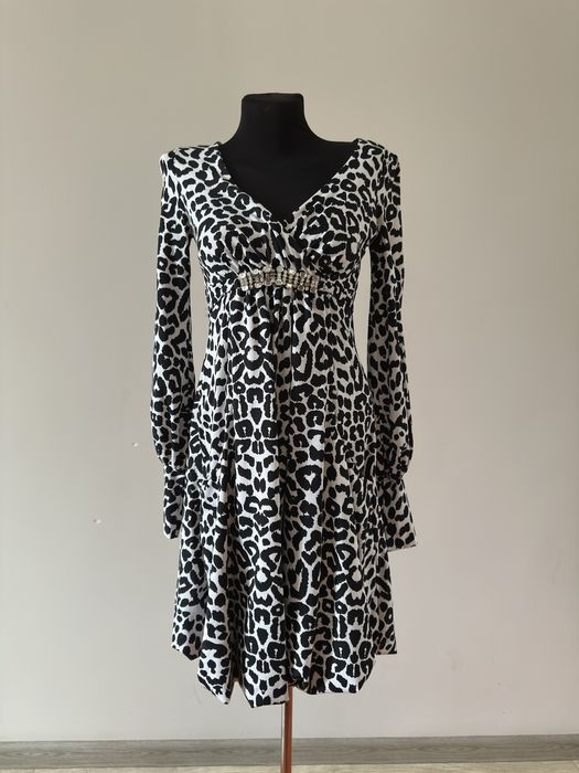 Платье вечернее с принтом