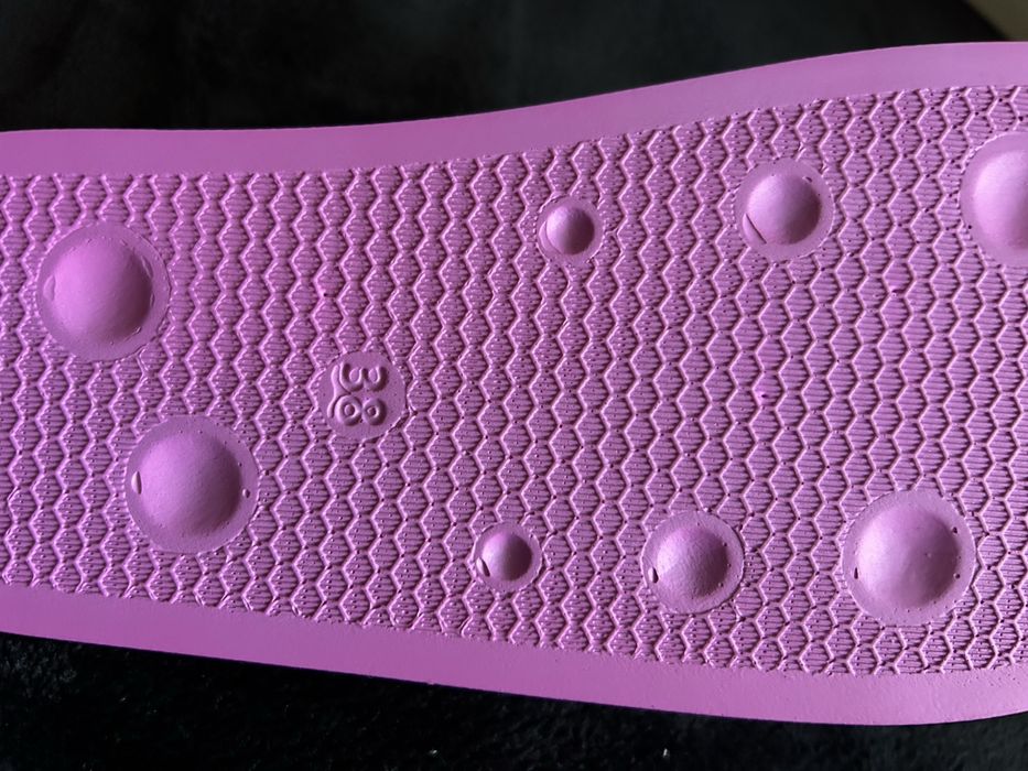 Off-White Printed faux leather slides.