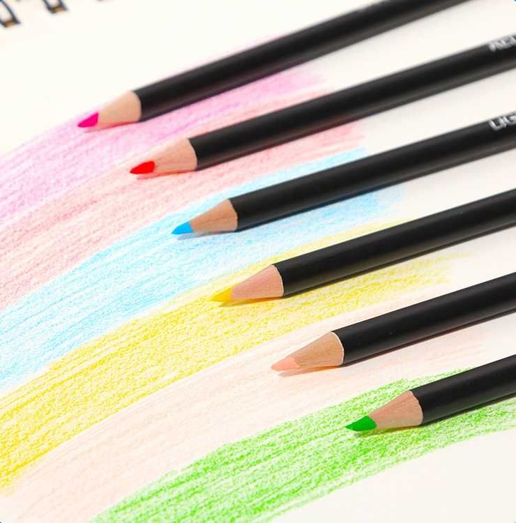 Set creioane colorate pentru desen, 72 de culori si 2 carti de colorat