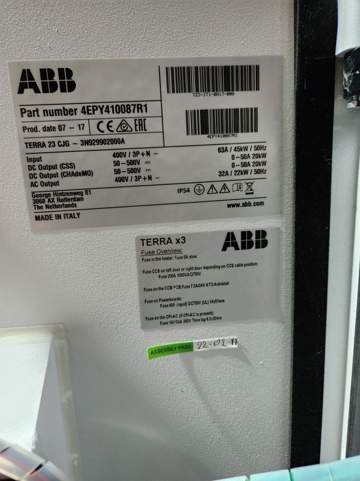 Зарядни станции ABB Чисто нови 3 бр. Пакет цена! ТОП ОФЕРТА!