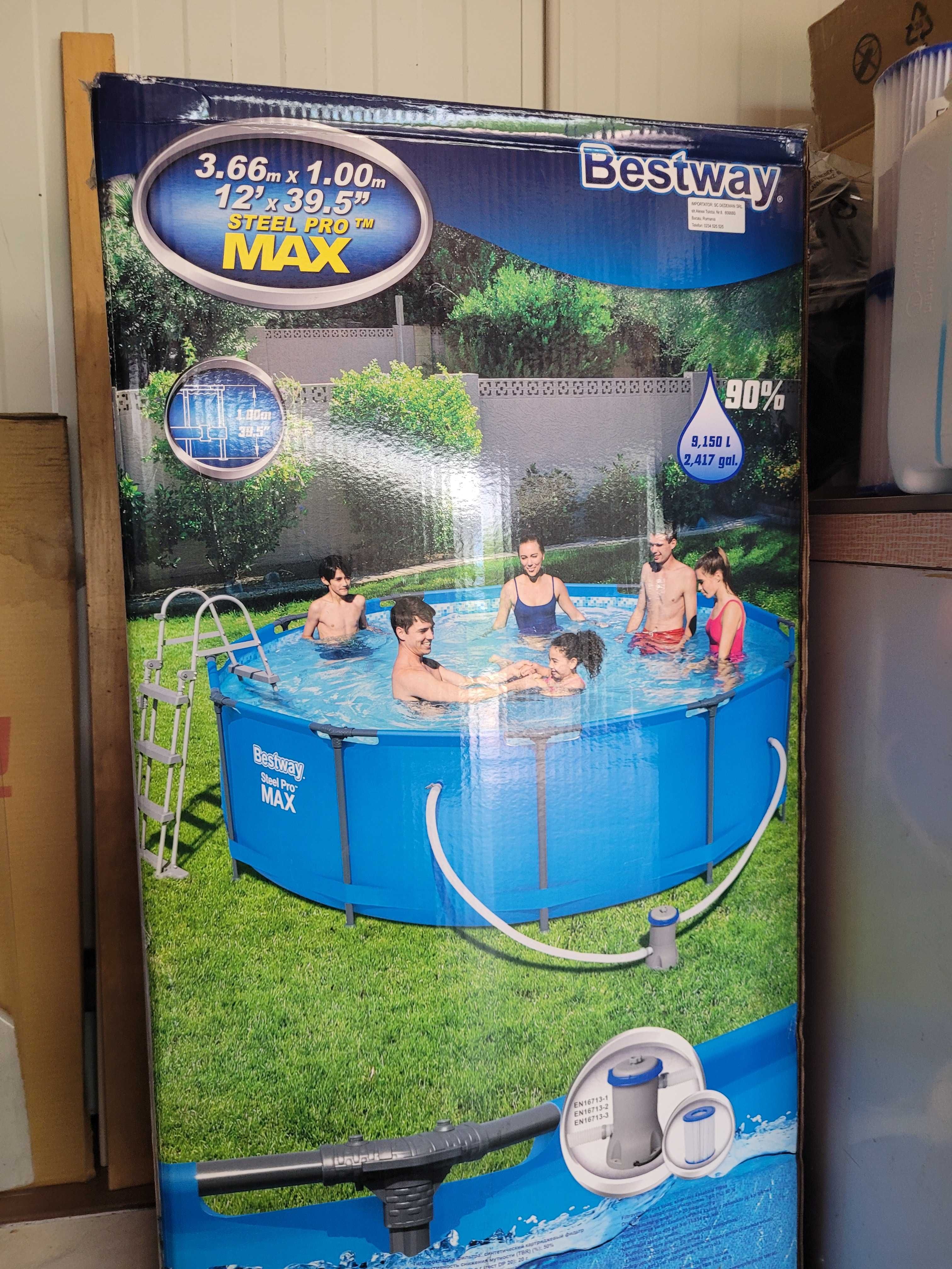 Vand piscina Bestway Steel Pro Max, stare execelenta