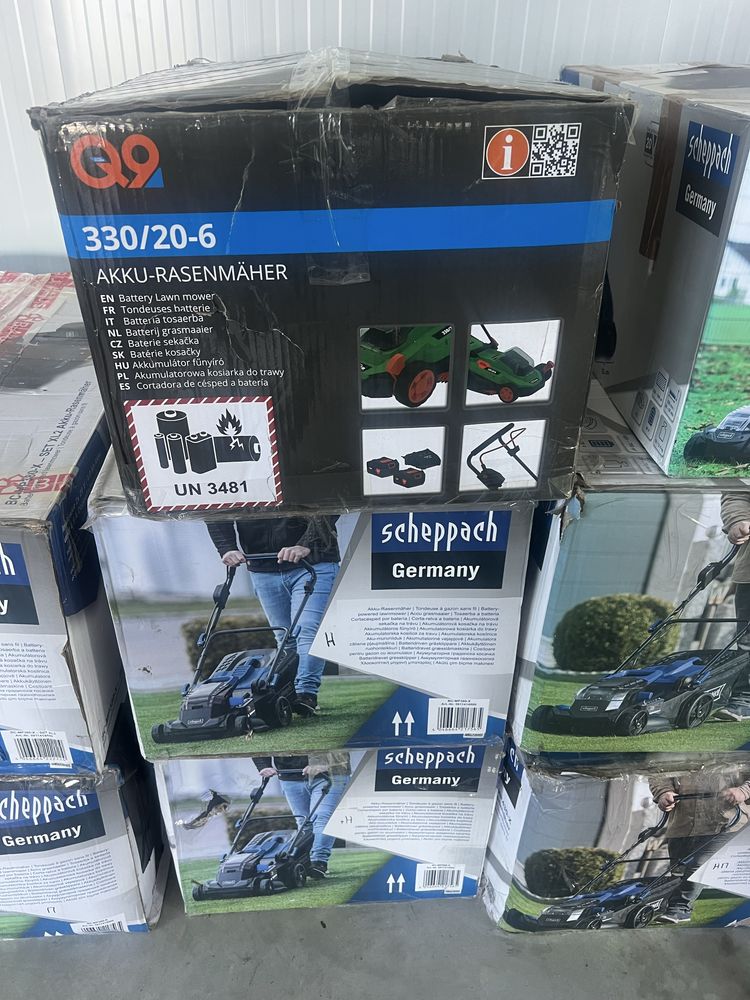 Нова Акумулаторна косачка  Güde 330/20/6 с 2 броя батери и зарядно
