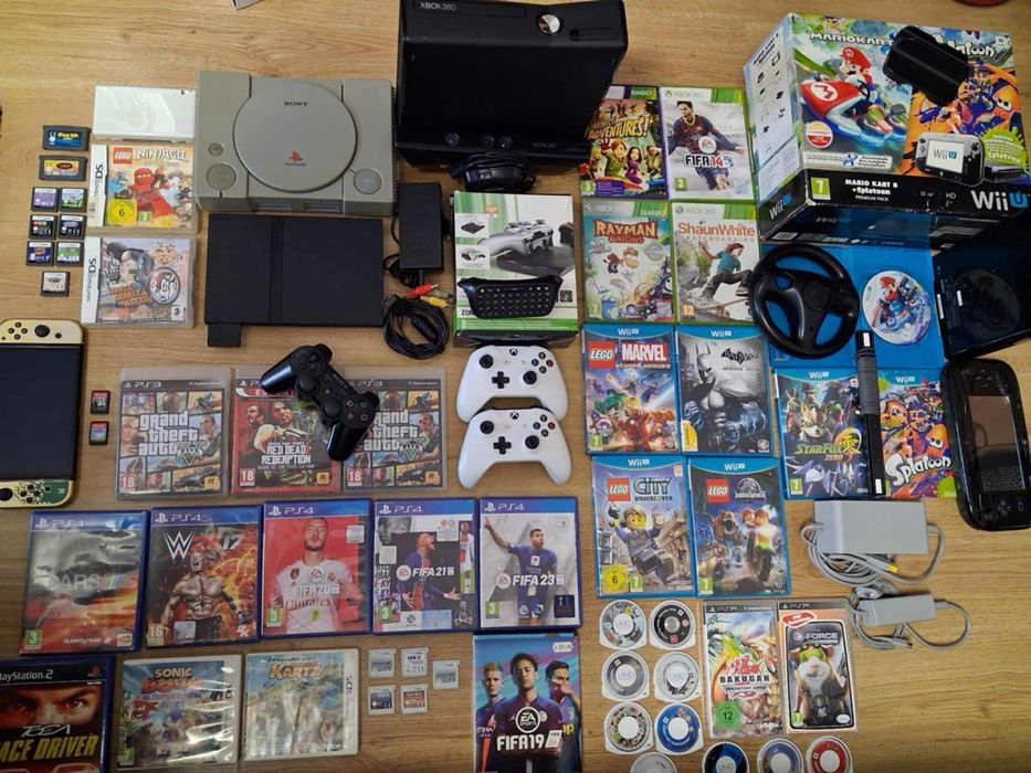 Pachet Console,Manete,Jocuri