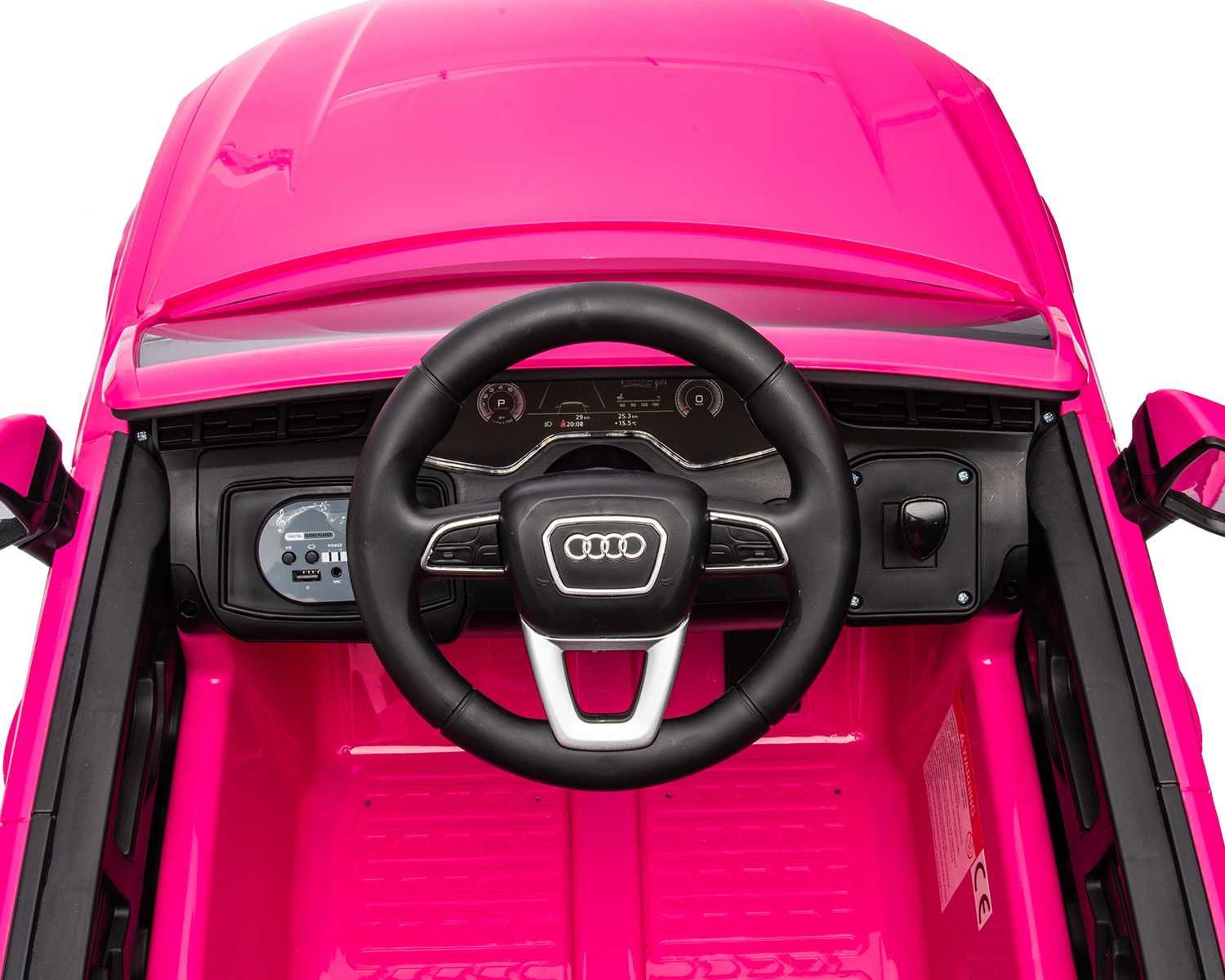 Лицензиран Акумулаторен Джип Audi Q7, 70W, 12V7AH, EVA гуми