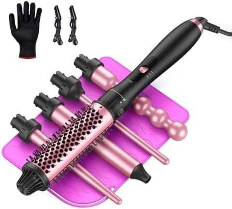 Нова Маша за коса 5 в 1 професионален комплект за дълготрайни къдрици