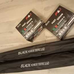 Set 2 Feedere FL BLACK FORCE 3.60 , 60-180G  + 2 Mulinete FL Fast 6000