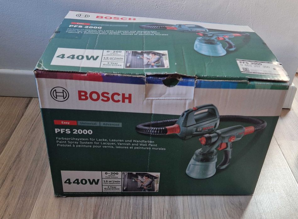Pistol de vopsit Bosch PFS 2000, 440W,rezervor 800ml,pompare 200ml/min