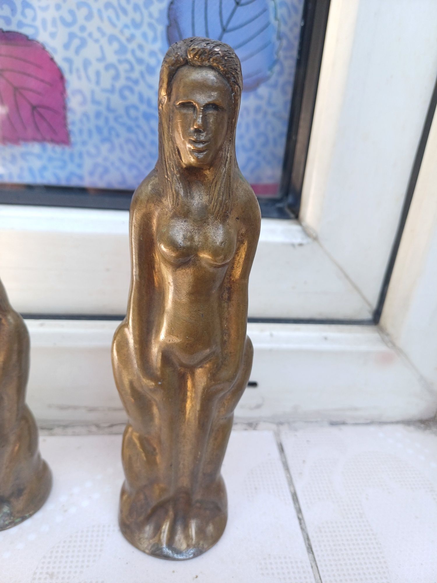 Statuete nud bronz masiv vechi