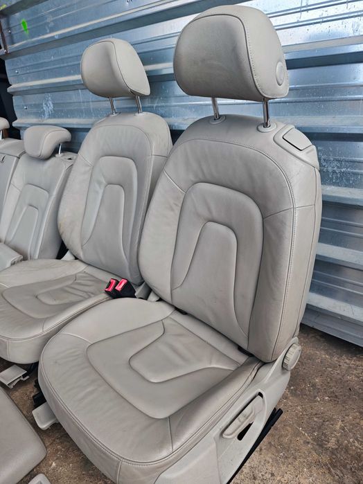 Сив Кожен салон Audi А5 8t с подлакътник 2 врати Н513