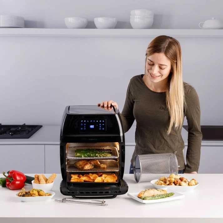 НОВ Еър Фрайер с грил Функция Taurus с ГАРАНЦИЯ 12л DIGITAL GRILL
