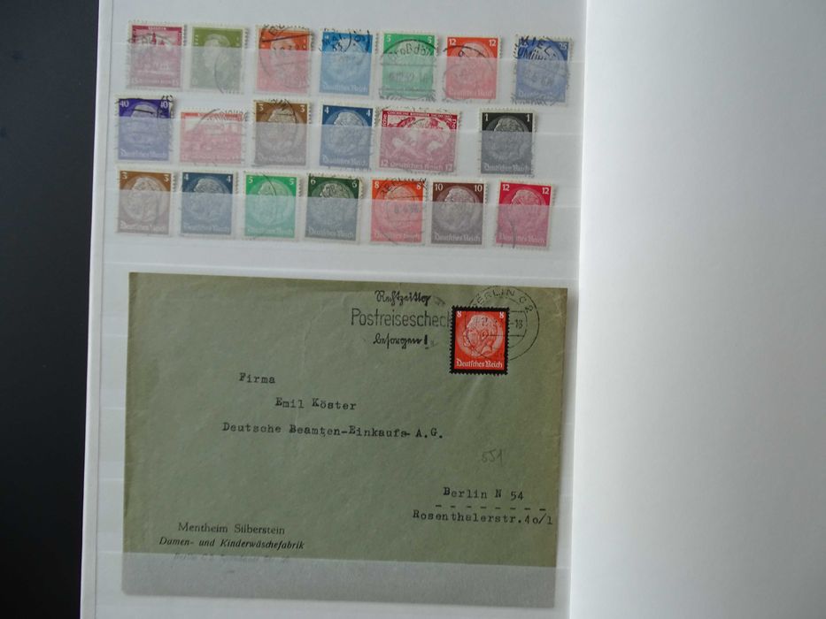 Clasor cu timbre vechi Germania Reich 1900-45, stamp/nestamp, (Lot 68)