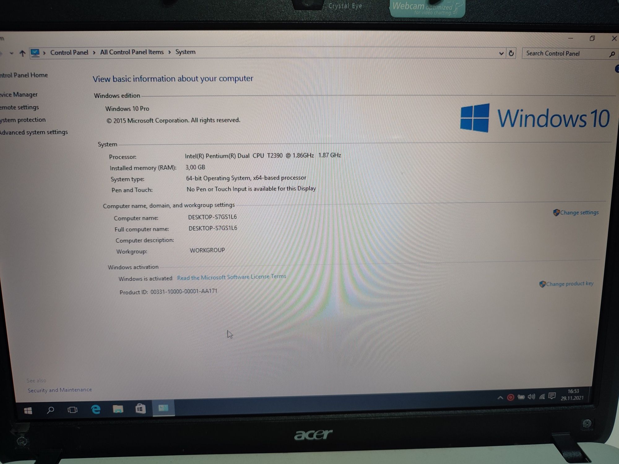 Laptop Acer aspire 5715z De Vanzare