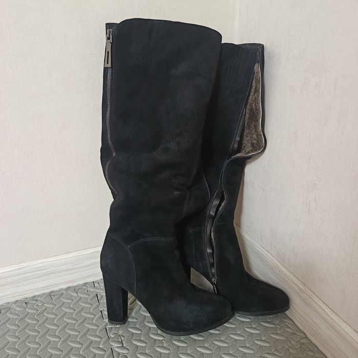 Сапоги зимние натуралка Италия 39 размер на худую ножку