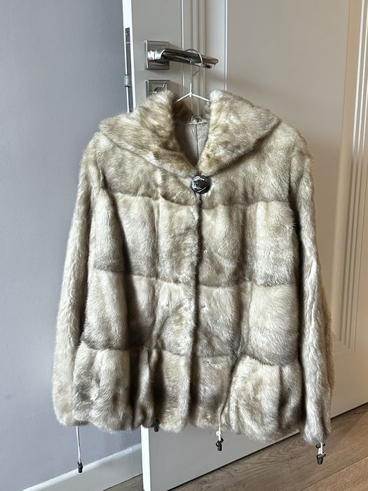 норковая шуба + шапка