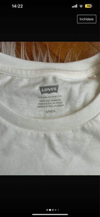 ‼️Tricou Levis original, marimea S, nou‼️