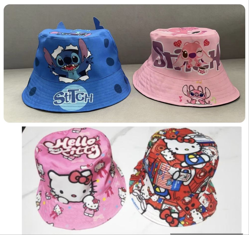 Детска шапка Лило и Стич, Кити, Lilo and Stitch, Hello Kitty шапки