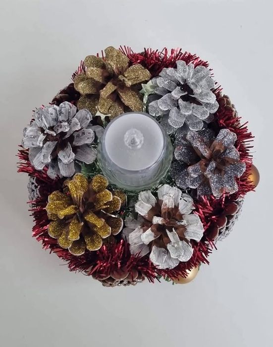 Ornament de craciun tip lumanare