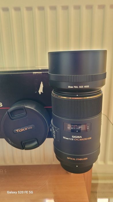 Tokina 16-28 mm f2.8 și sigma macro 105 mm f 2.8 montura Nikon