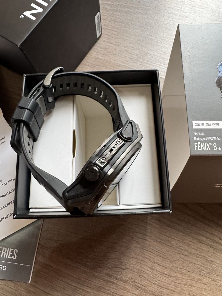 Нов Garmin Fenix 8 Sapphire Solar 47mm