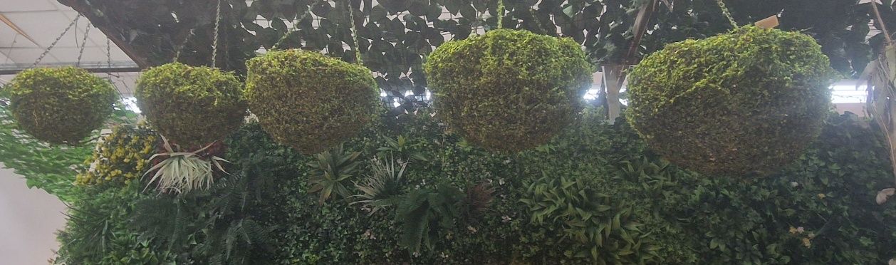 Ghiveci suspendat decorativ cu lant fibra cocos pentru flori