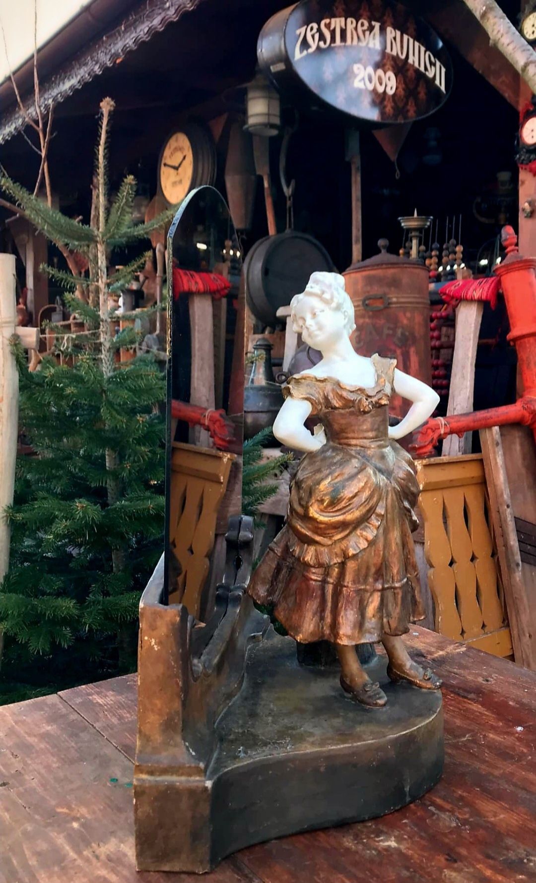 Sculptură ARt Nouveau din teracota,anii 1900