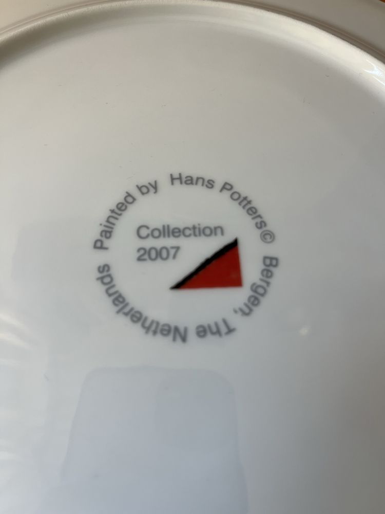Ръчно рисувани чинии Hans Potters, 2007 г.