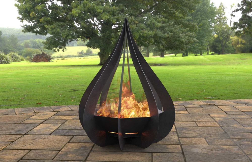 Focar fire pit gradina otel