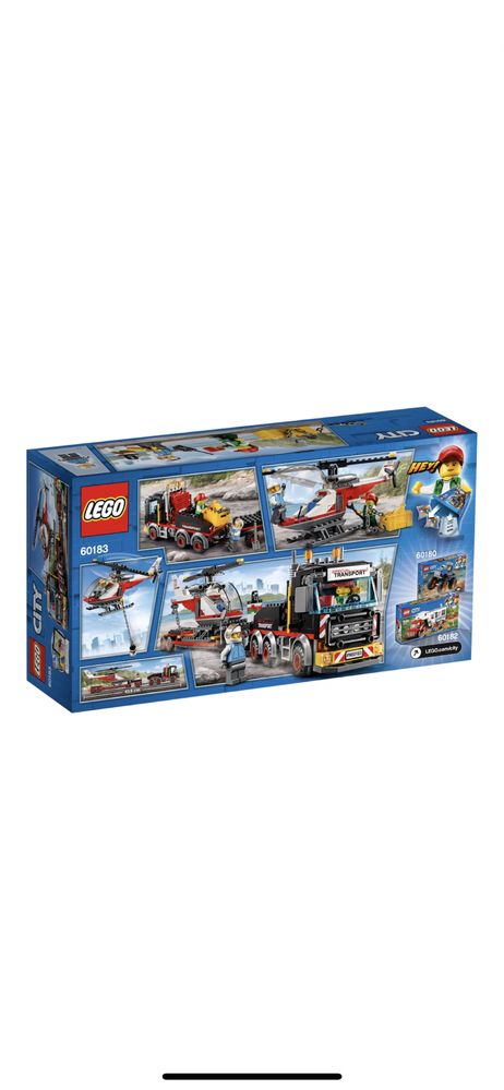 Set LEGO City - Transport incarcaturi grele 60183