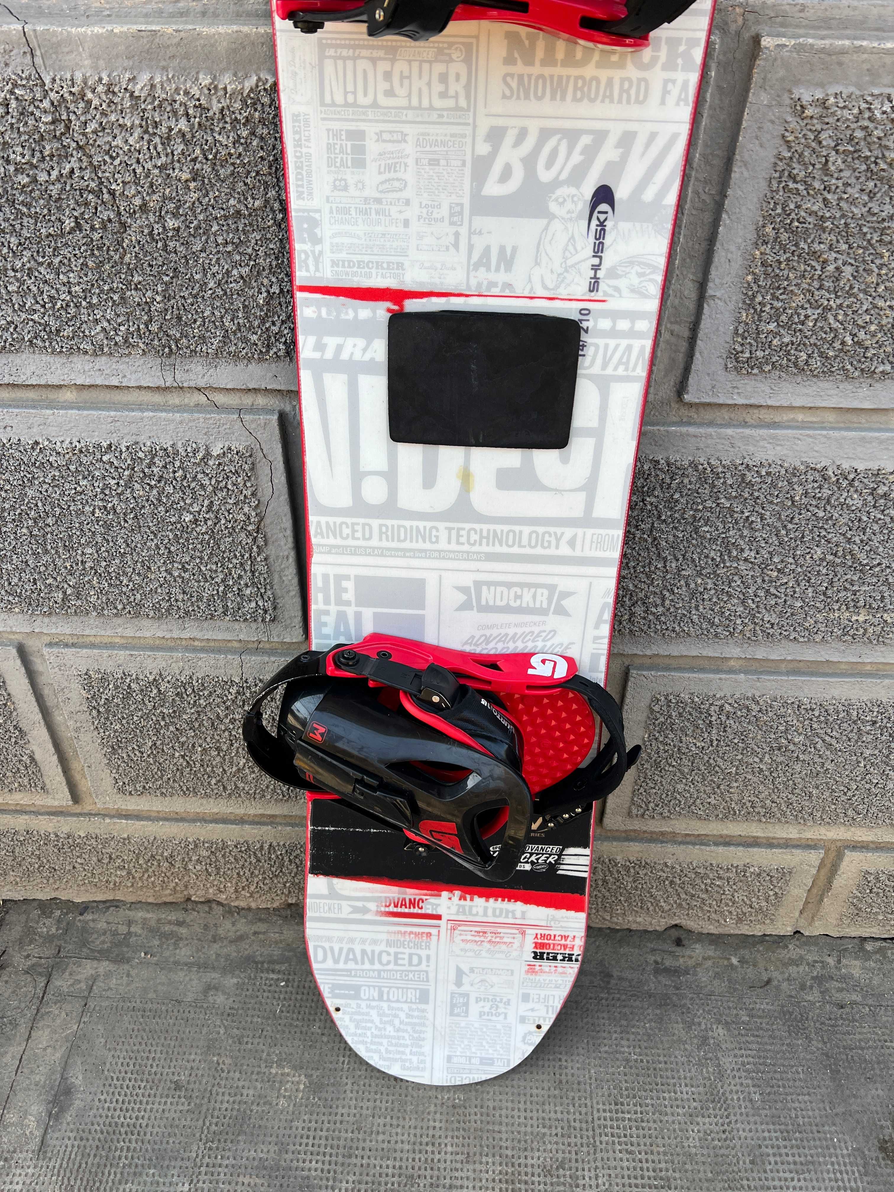 placa snowboard nidecker advanced L155
