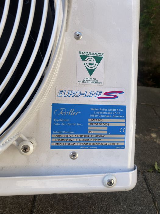 Sistem de racire/vaporizator/ventilator profesional camera frigorifica