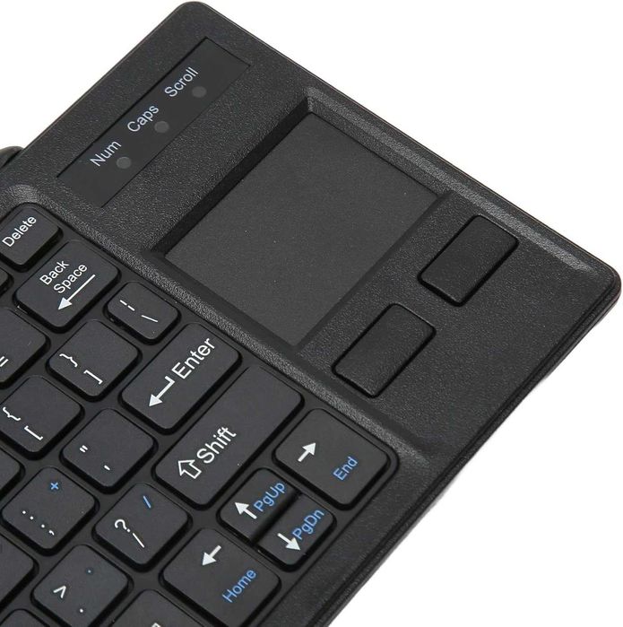 Клавиатура LICAEVEY K 800 с тъчпад, USB кабелна с вграден USB хъб