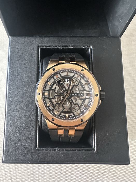 Edox Delfin Mecano Automatic Skeleton