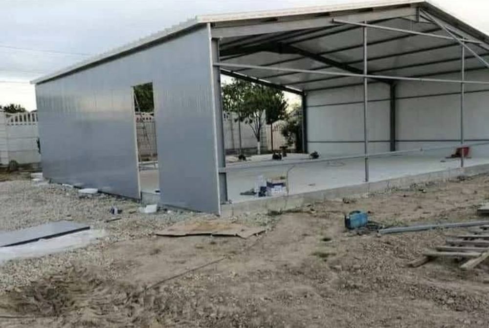 Vand si construiesc o gama larga de hale sau structuri metalice noi ne